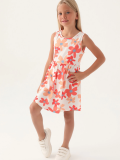 Roly Poly 3393-3 Kız Çocuk Çiçekli Elbise