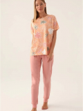 RolyPoly 3386-S Kadın Kısa Kol Pijama Takımı