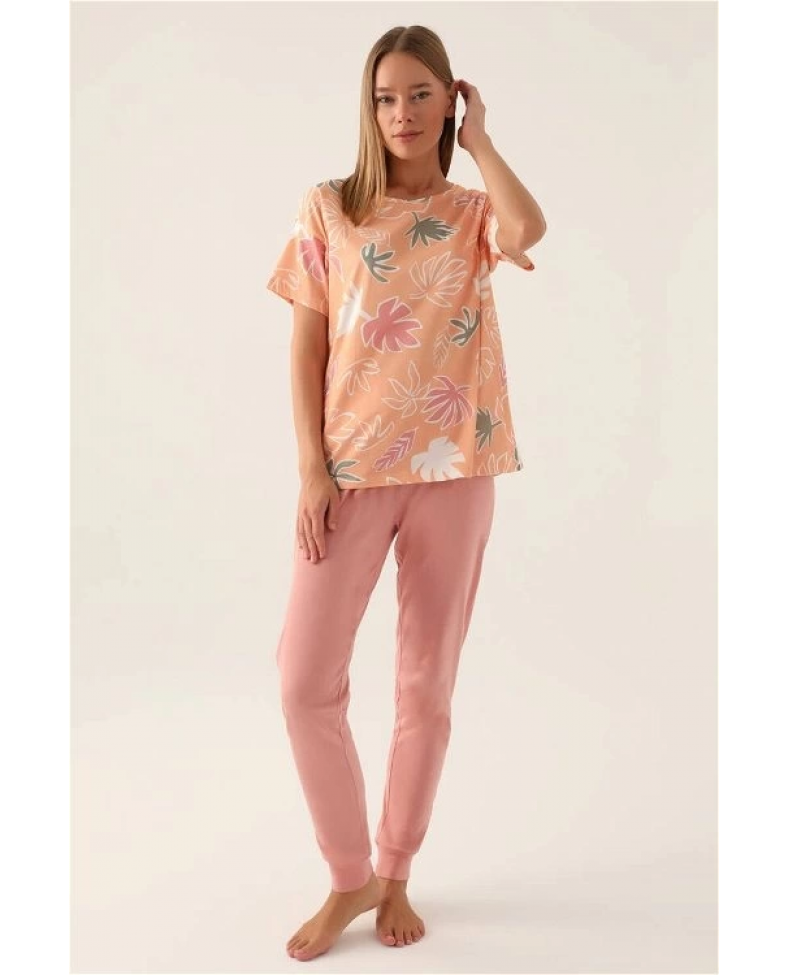 RolyPoly 3386-S Kadın Kısa Kol Pijama Takımı