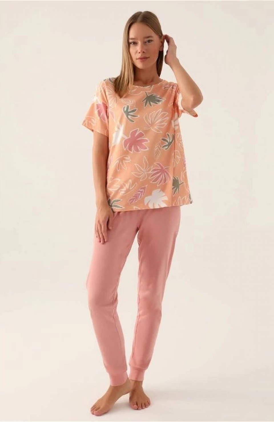 RolyPoly 3386-S Kadın Kısa Kol Pijama Takımı