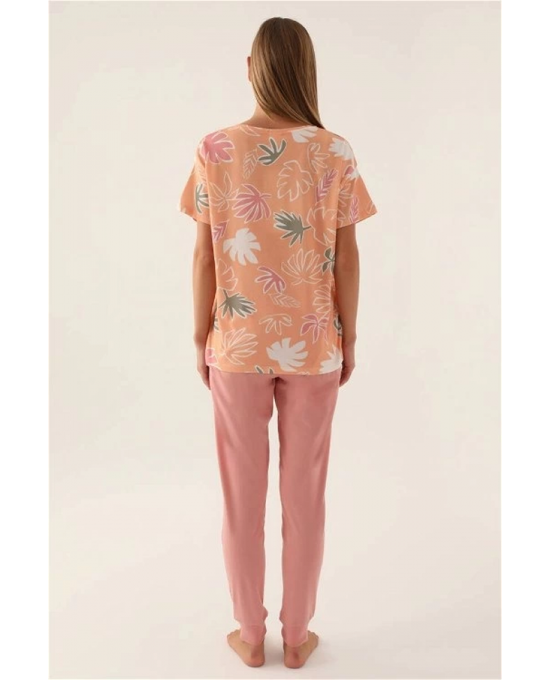 RolyPoly 3386-S Kadın Kısa Kol Pijama Takımı