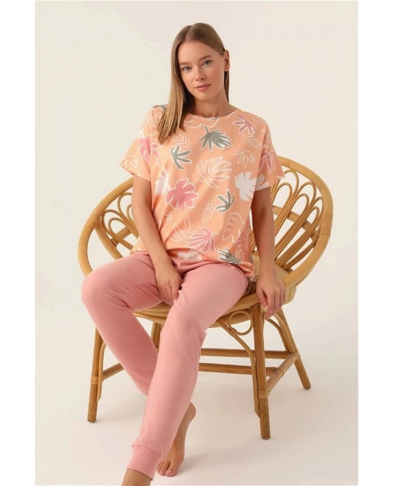 RolyPoly 3386-S Kadın Kısa Kol Pijama Takımı