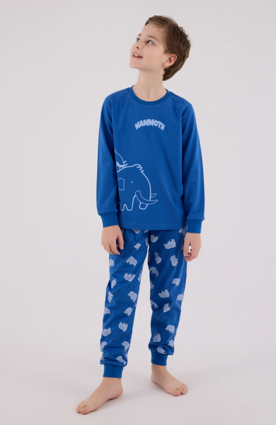 RolyPoly 3666-2 Erkek Çocuk Uzun Kol Pijama Takım