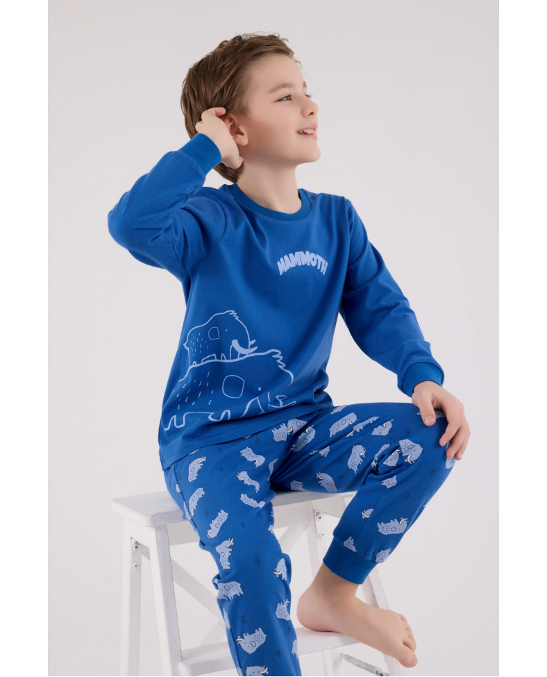 RolyPoly 3666-2 Erkek Çocuk Uzun Kol Pijama Takım