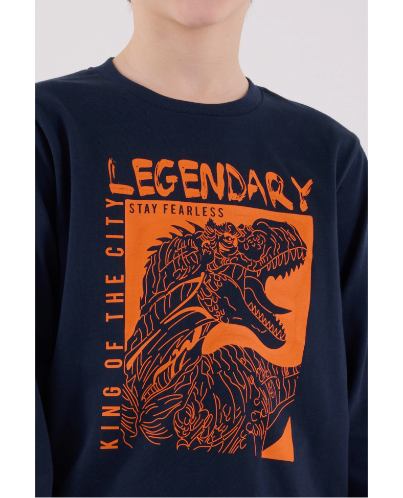 RolyPoly 3671-G Erkek Çocuk Uzun Kol Pijama Takım