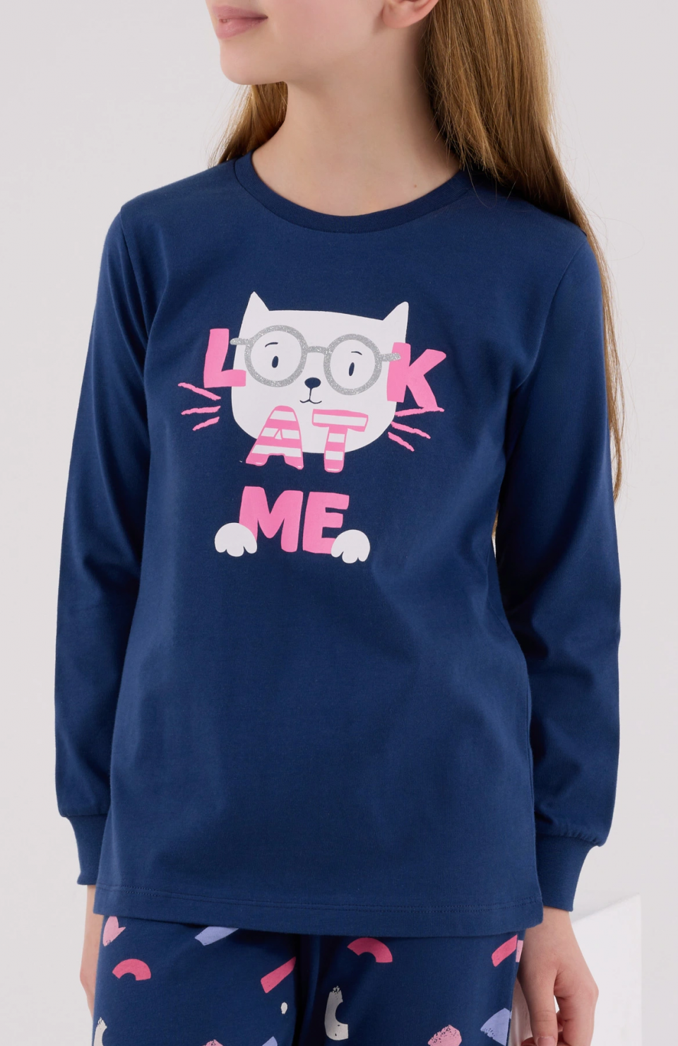 RolyPoly 3696-2 Kız Çocuk Uzun Kol Pijama Takım