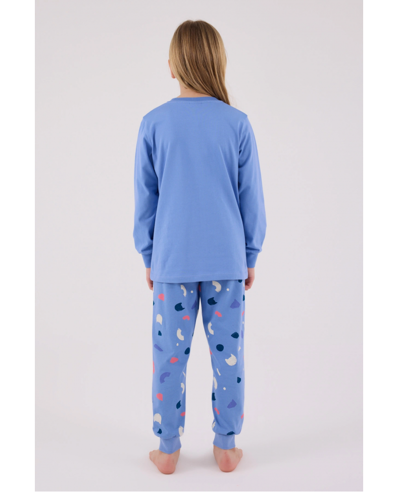 RolyPoly 3697-G Kız Çocuk Uzun Kol Pijama Takım