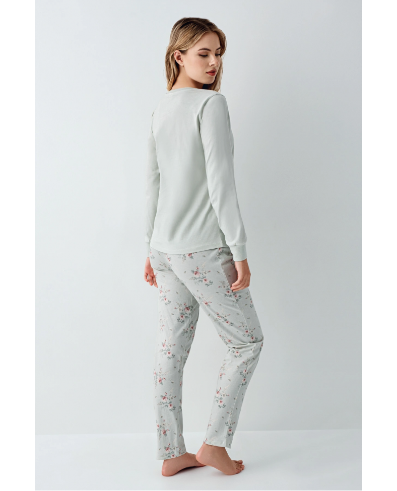 RolyPoly 3703-S Kadın Uzun Kol Pijama Takım