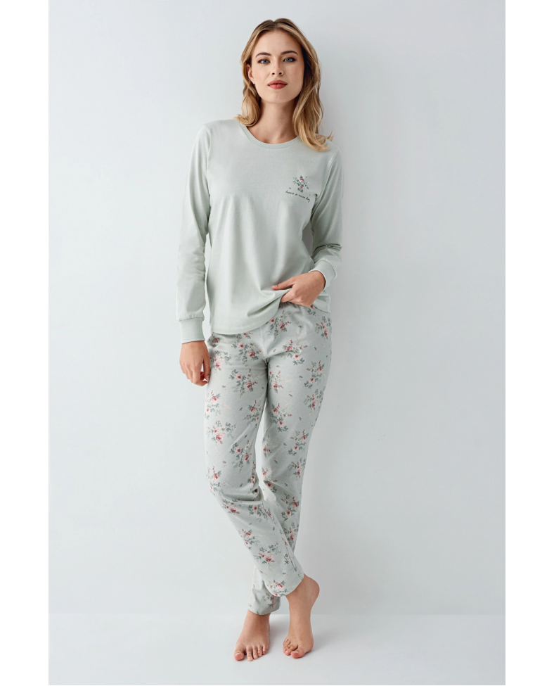 RolyPoly 3703-S Kadın Uzun Kol Pijama Takım