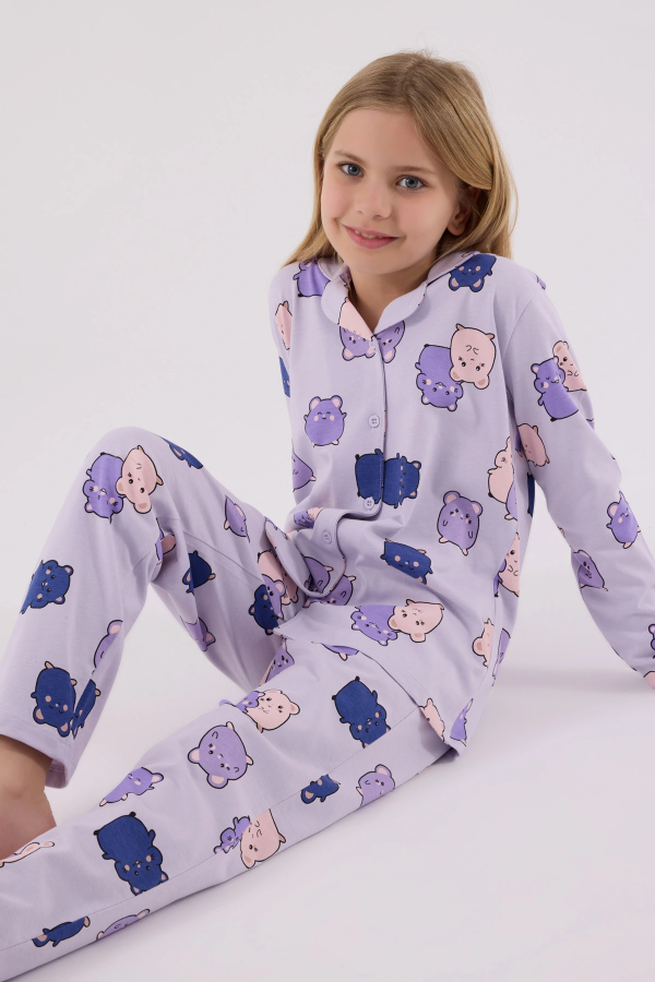 RolyPoly 3706-2 Kız Çocuk Pijama Takımı