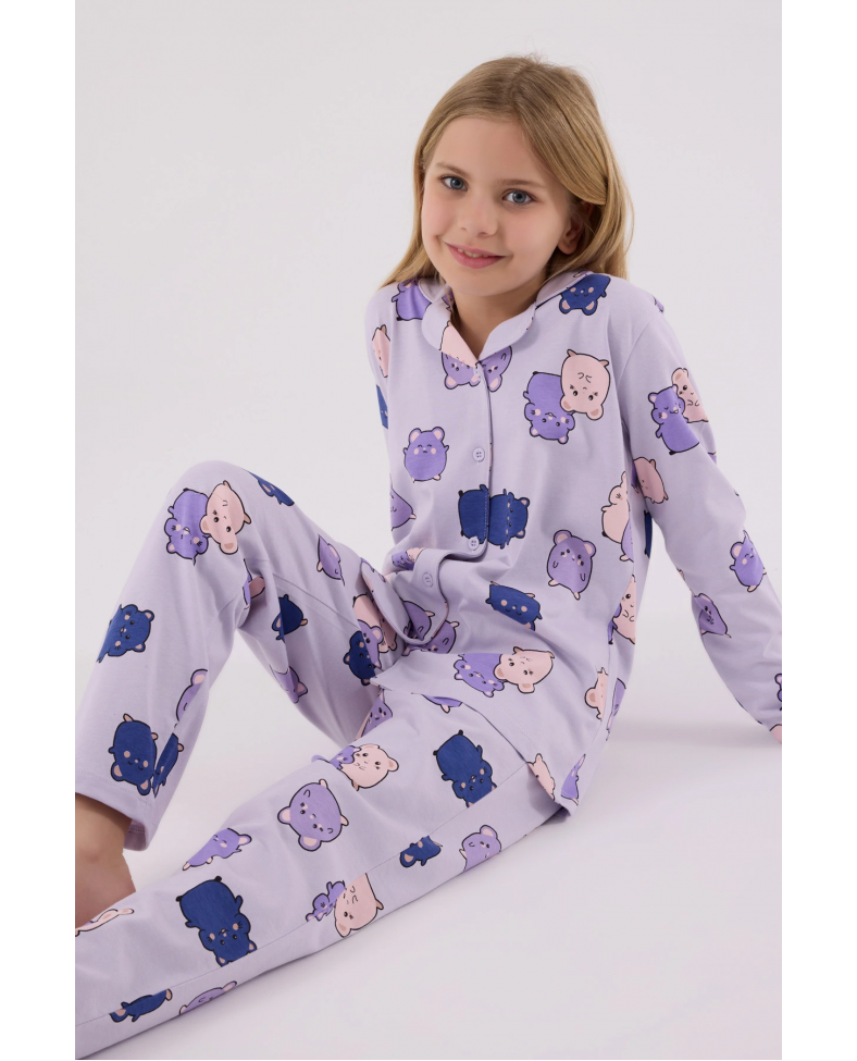 RolyPoly 3706-2 Kız Çocuk Pijama Takımı