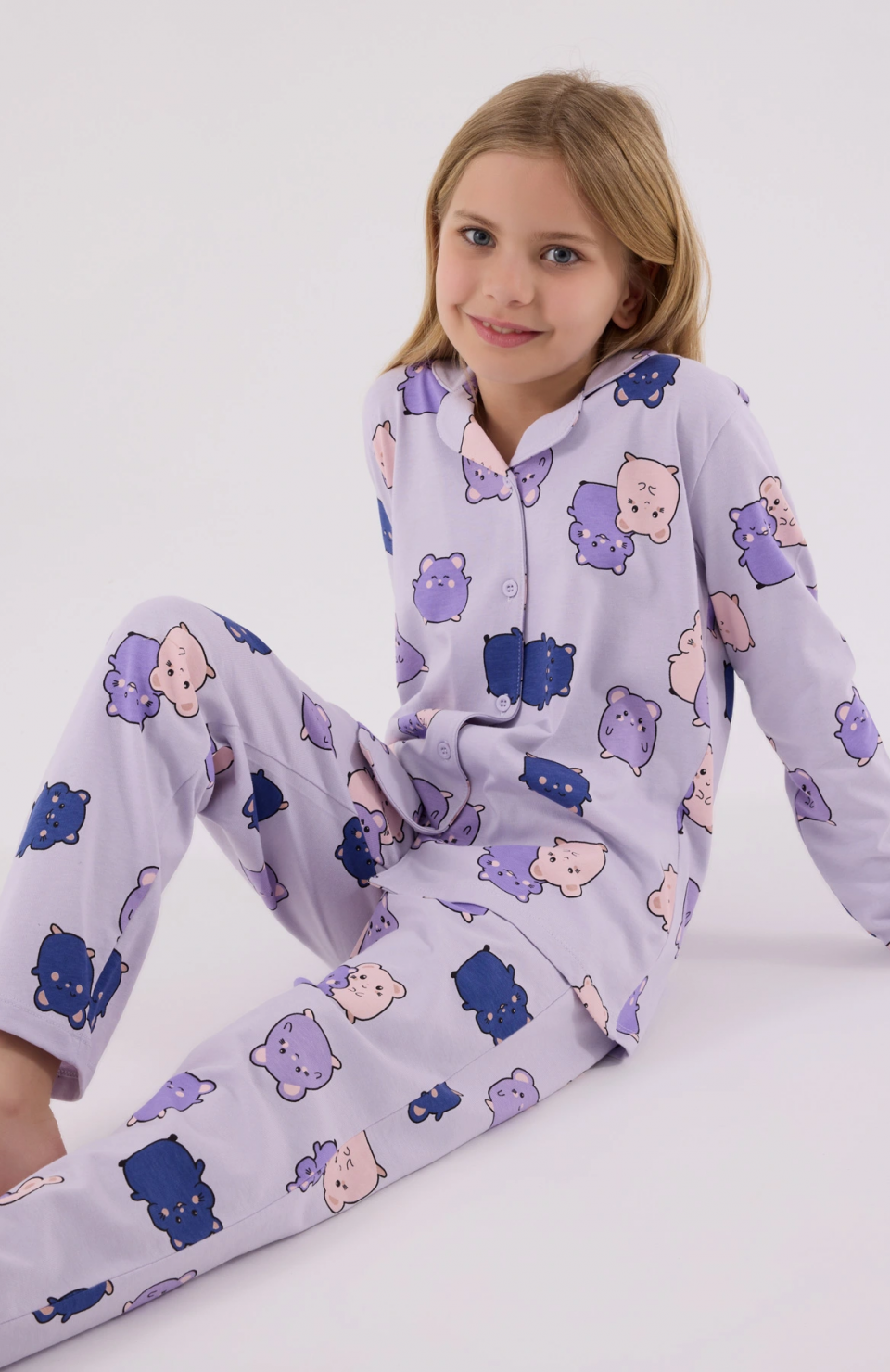 RolyPoly 3706-2 Kız Çocuk Pijama Takımı