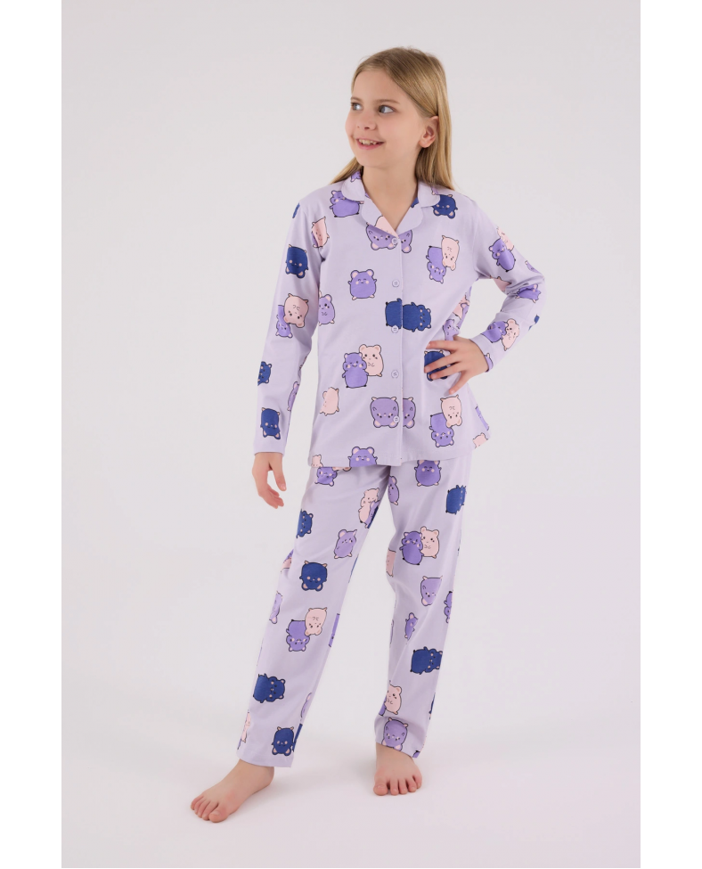 RolyPoly 3706-G Kız Çocuk  Pijama Takımı