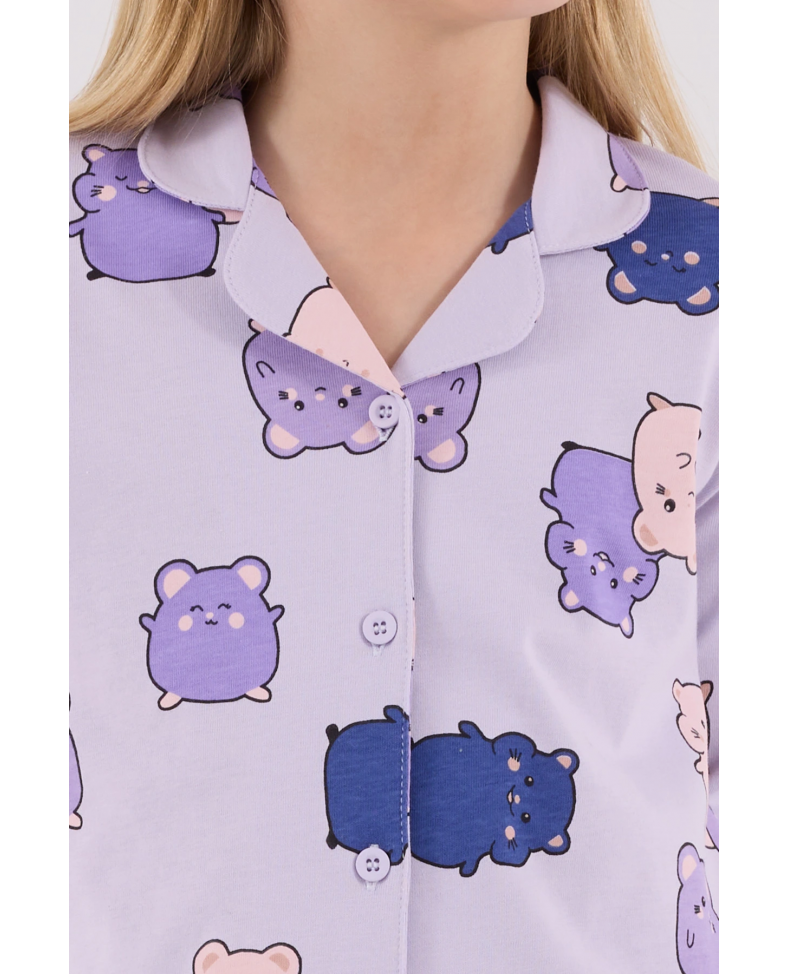 RolyPoly 3706-G Kız Çocuk  Pijama Takımı