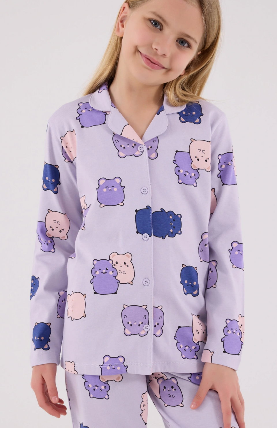 RolyPoly 3706-G Kız Çocuk  Pijama Takımı