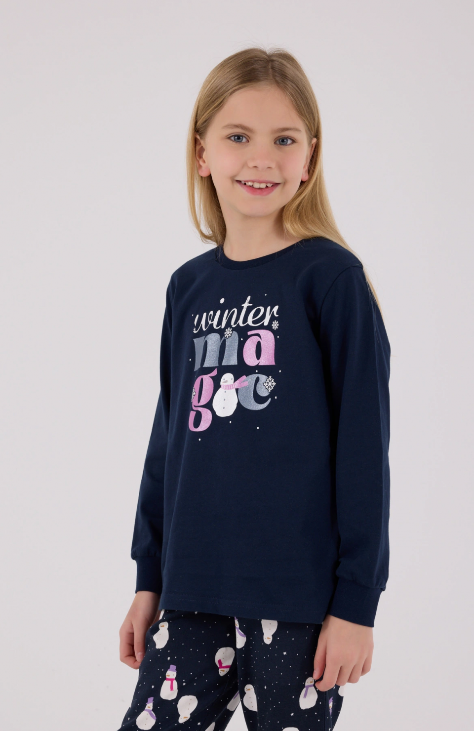 RolyPoly 3712-2 Kız Çocuk Uzun Kol Pijama Takım