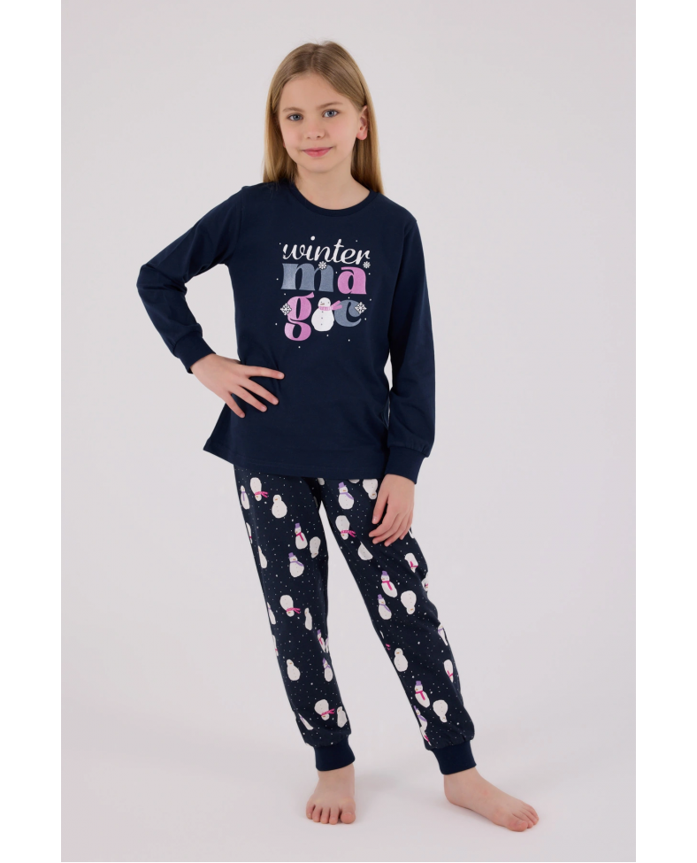 RolyPoly 3712-2 Kız Çocuk Uzun Kol Pijama Takım