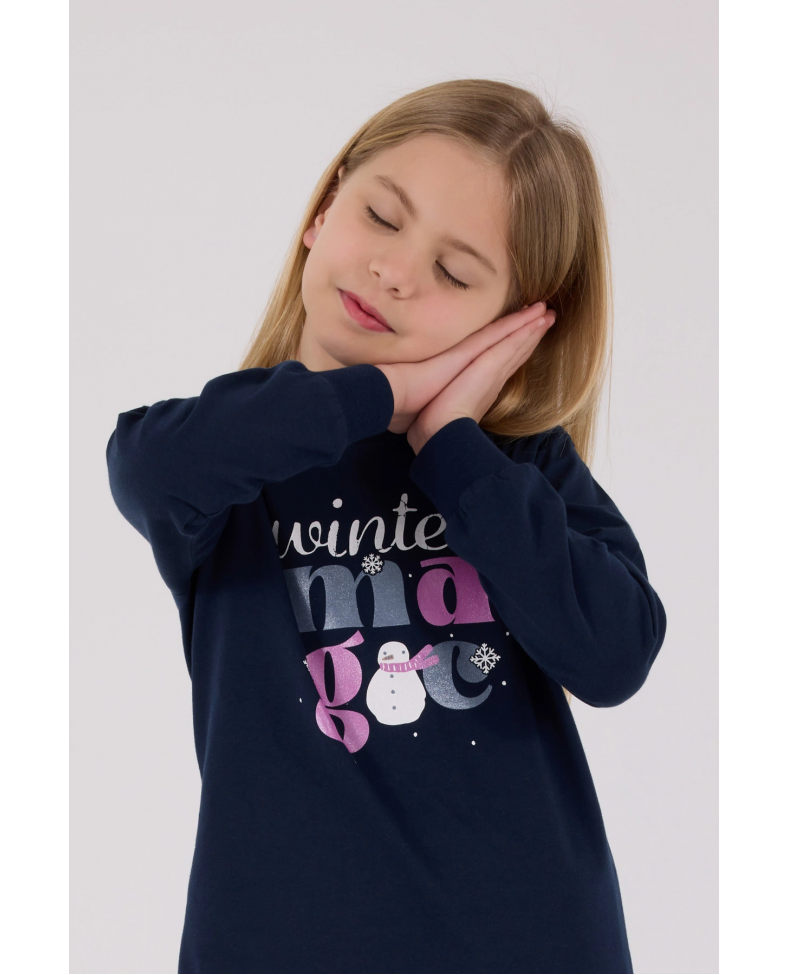 RolyPoly 3712-2 Kız Çocuk Uzun Kol Pijama Takım