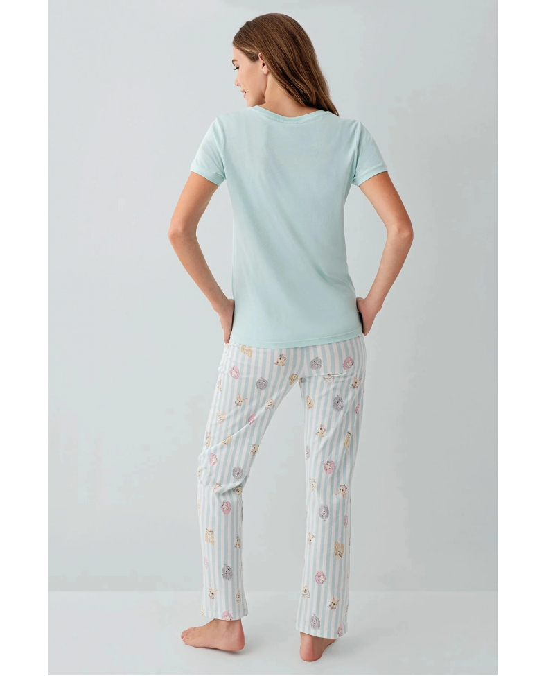 RolyPoly RP3810-S Kadın Kısa Kol Pijama Takımı