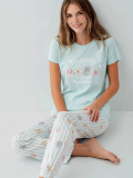 RolyPoly RP3810-S Kadın Kısa Kol Pijama Takımı