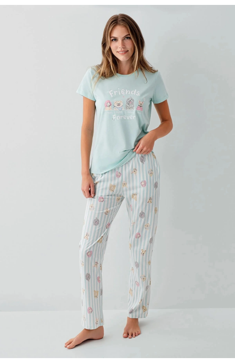RolyPoly RP3810-S Kadın Kısa Kol Pijama Takımı
