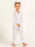 Rolypoly Rp3913-G  Kız Çocuk Gömlek Pijama Takım