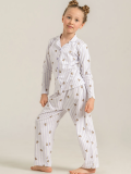 Rolypoly Rp3913-G  Kız Çocuk Gömlek Pijama Takım