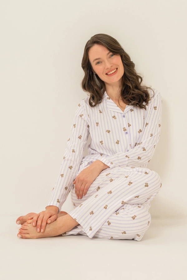 Rolypoly  Rp3913-S Kadın Gömlek Pijama Takım
