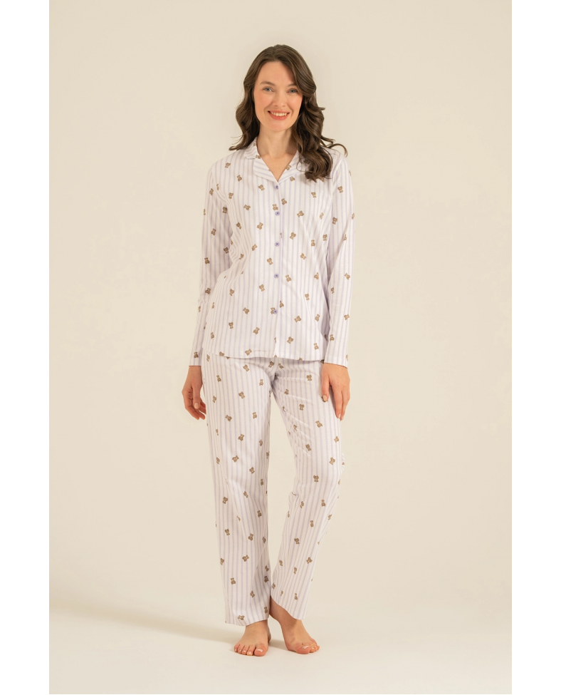 Rolypoly  Rp3913-S Kadın Gömlek Pijama Takım