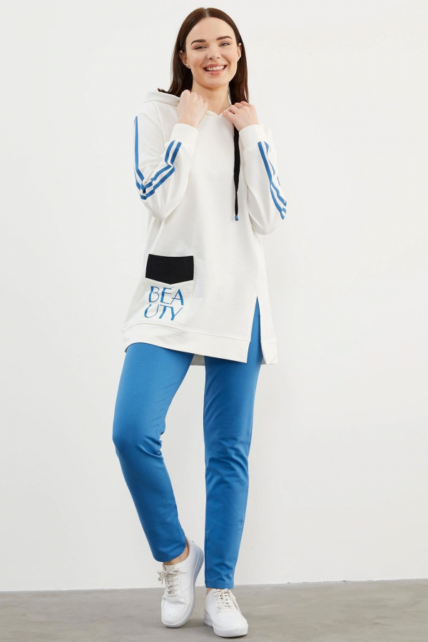 Sementa 76137 Kapüşonlu Oversize Eşofman Takım