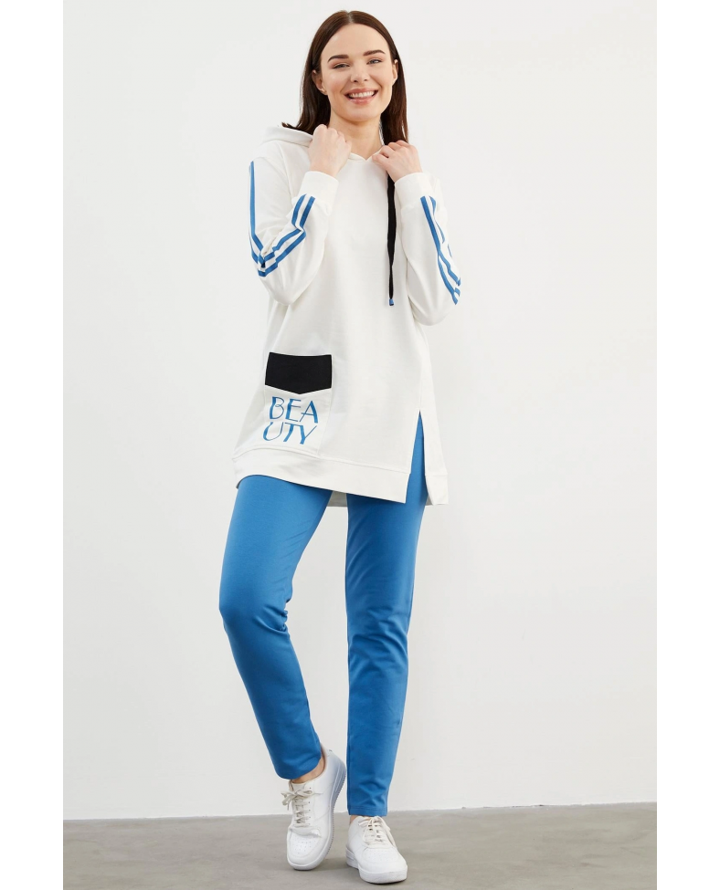 Sementa 76137 Kapüşonlu Oversize Eşofman Takım