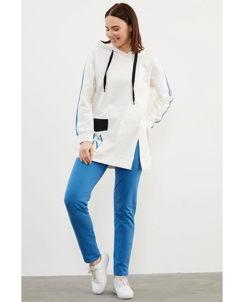 Sementa 76137 Kapüşonlu Oversize Eşofman Takım