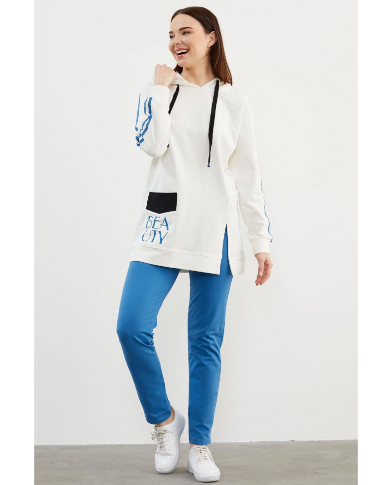 Sementa 76137 Kapüşonlu Oversize Eşofman Takım