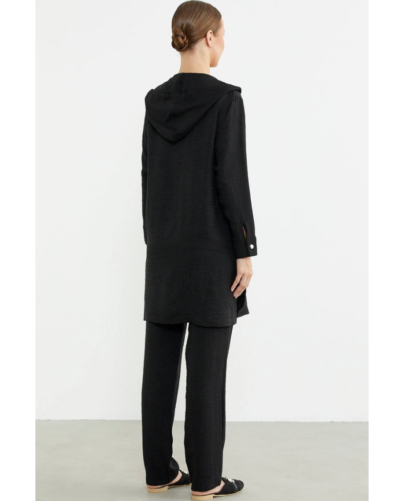 Sementa 76473 Büyük Beden Keten Görünümlü Üçlü Takım