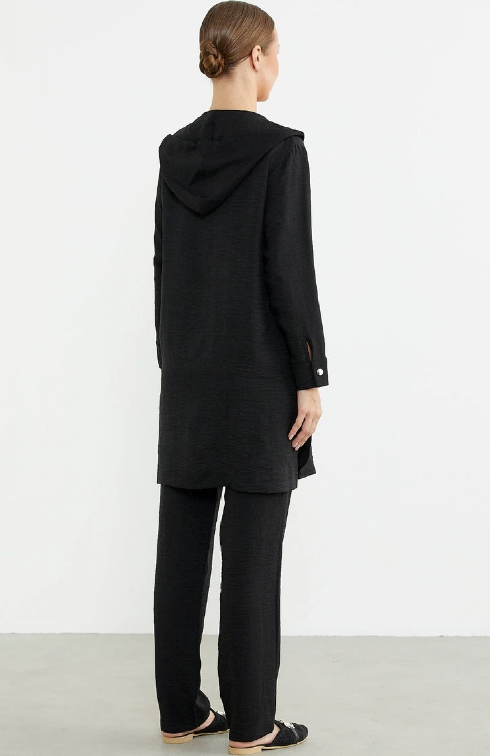 Sementa 76473 Büyük Beden Keten Görünümlü Üçlü Takım