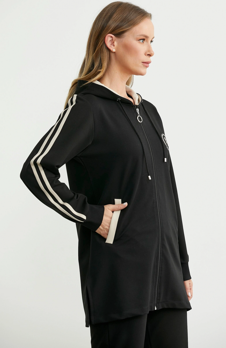 Sementa 76498 Kapüşonlu Tam Fermuarlı Eşofman Takım