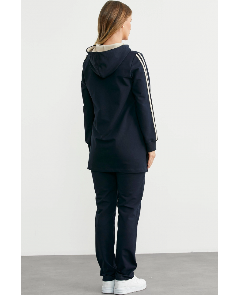 Sementa 76498 Kapüşonlu Tam Fermuarlı Eşofman Takım