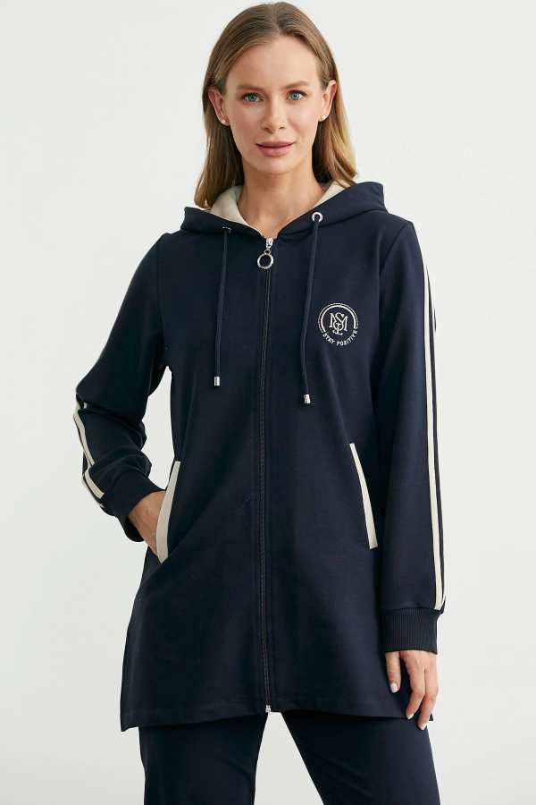 Sementa 76498 Kapüşonlu Tam Fermuarlı Eşofman Takım