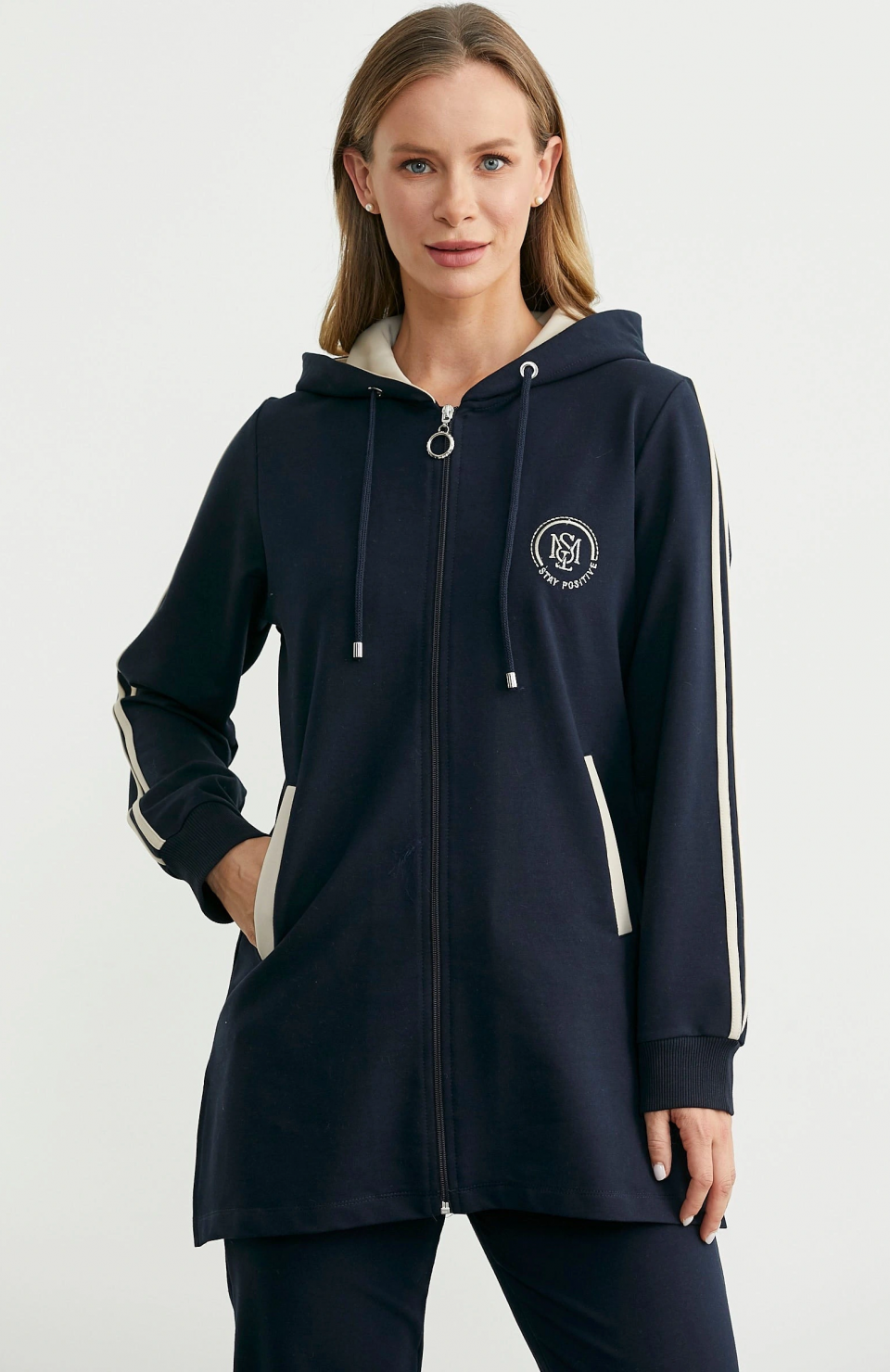 Sementa 76498 Kapüşonlu Tam Fermuarlı Eşofman Takım