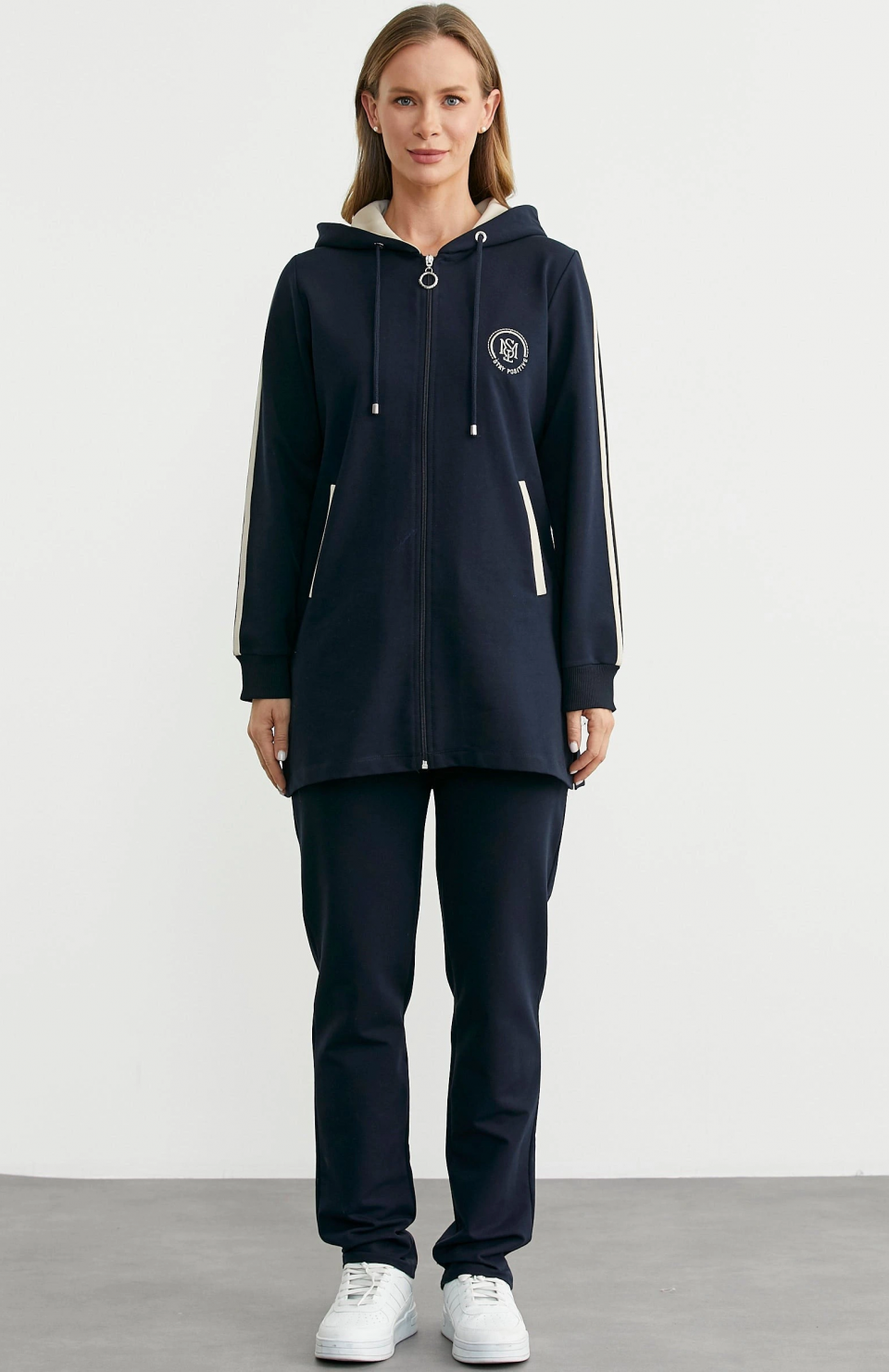 Sementa 76498 Kapüşonlu Tam Fermuarlı Eşofman Takım