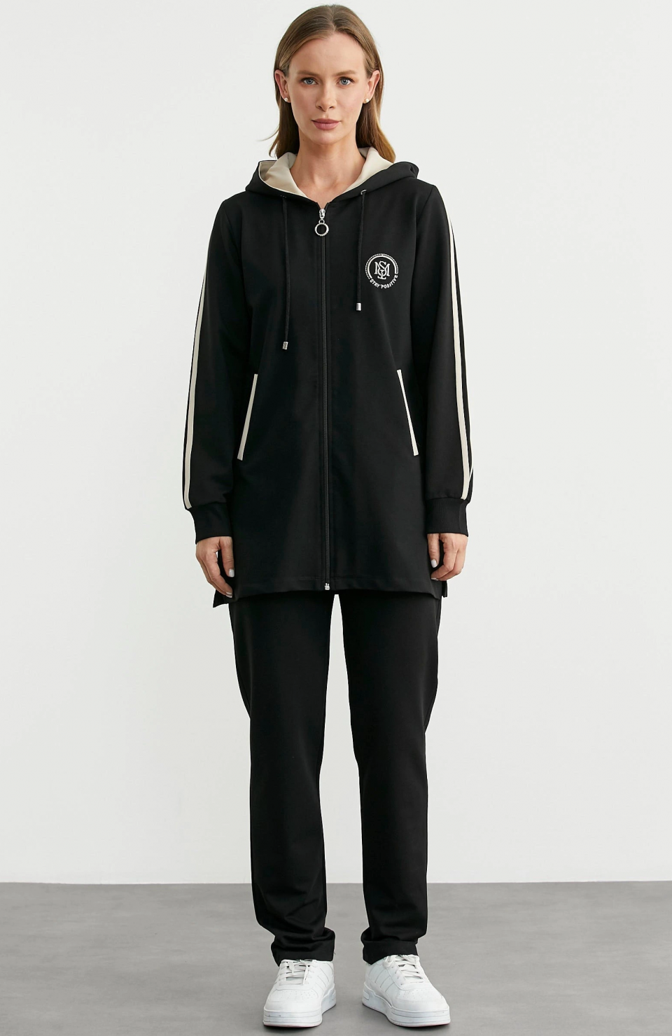 Sementa 76498 Kapüşonlu Tam Fermuarlı Eşofman Takım