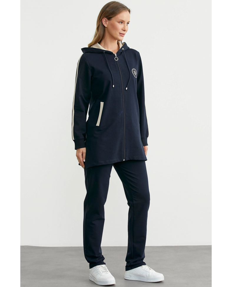 Sementa 76498 Kapüşonlu Tam Fermuarlı Eşofman Takım