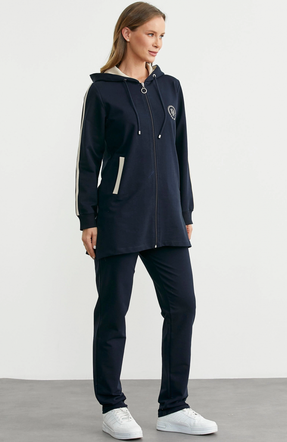 Sementa 76498 Kapüşonlu Tam Fermuarlı Eşofman Takım