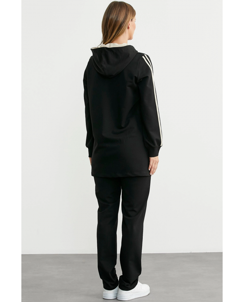 Sementa 76498 Kapüşonlu Tam Fermuarlı Eşofman Takım Somersan Giyim | Kadın, Erkek ve Çocuk Moda