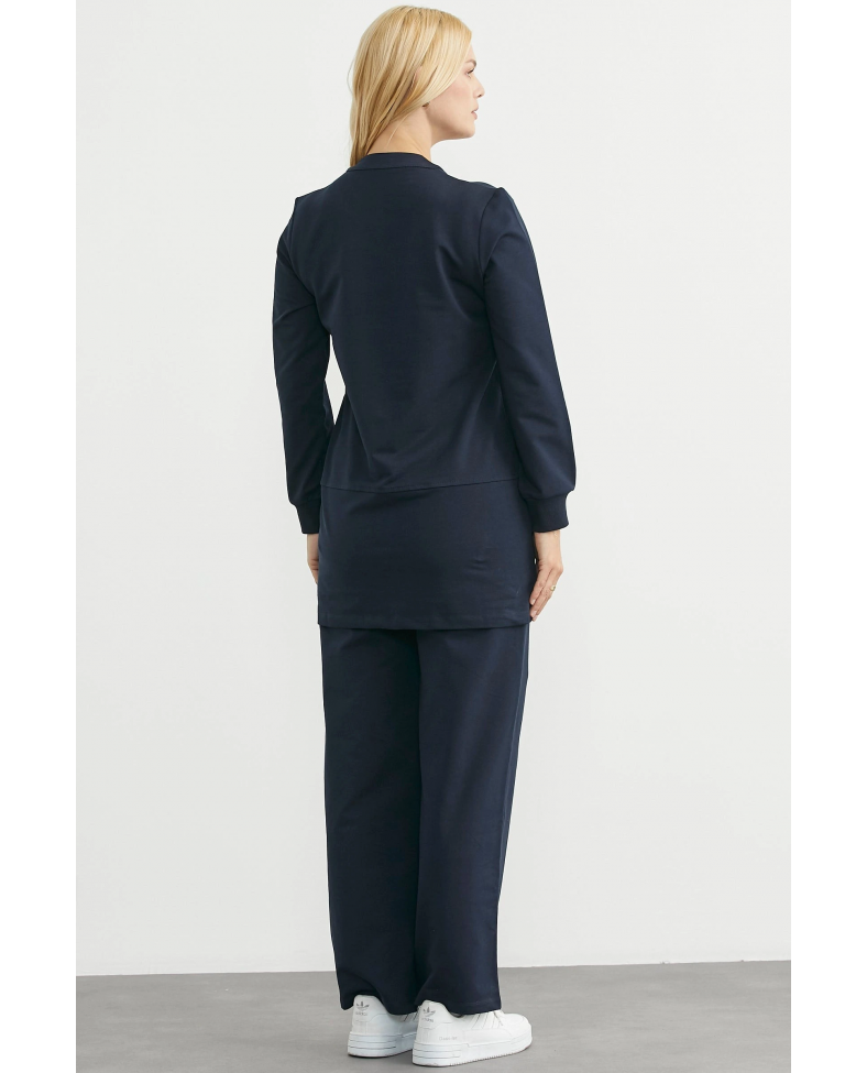 Sementa 76510 Çıtçıtlı Tunik Boy Eşofman Takım