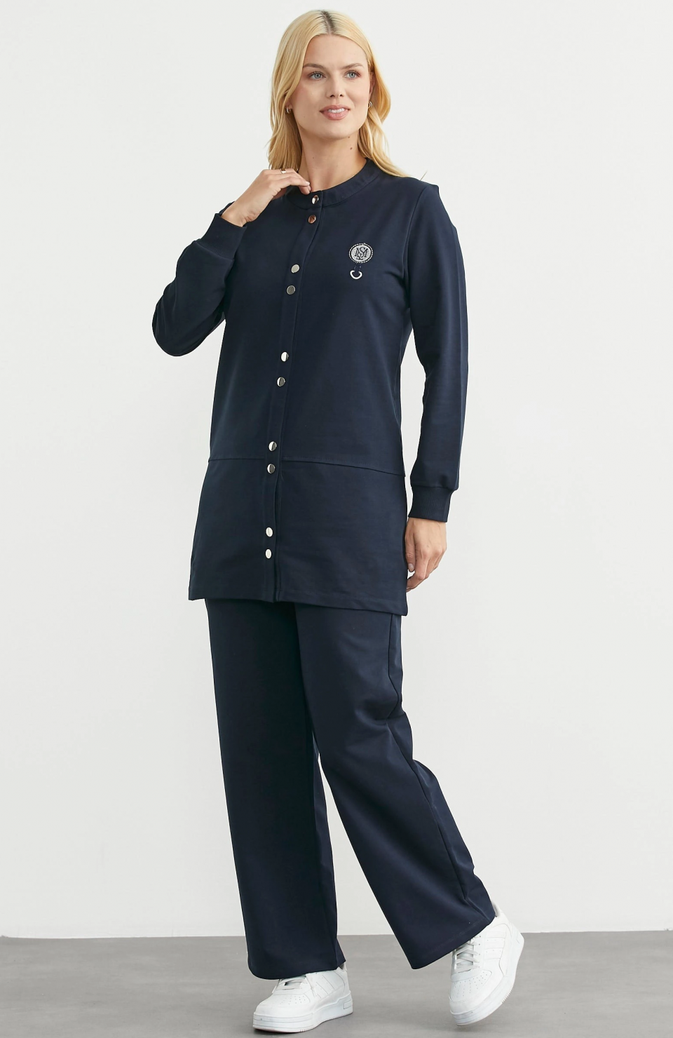 Sementa 76510 Çıtçıtlı Tunik Boy Eşofman Takım