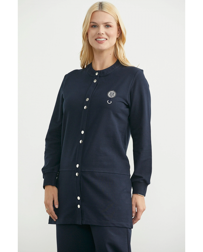 Sementa 76510 Çıtçıtlı Tunik Boy Eşofman Takım