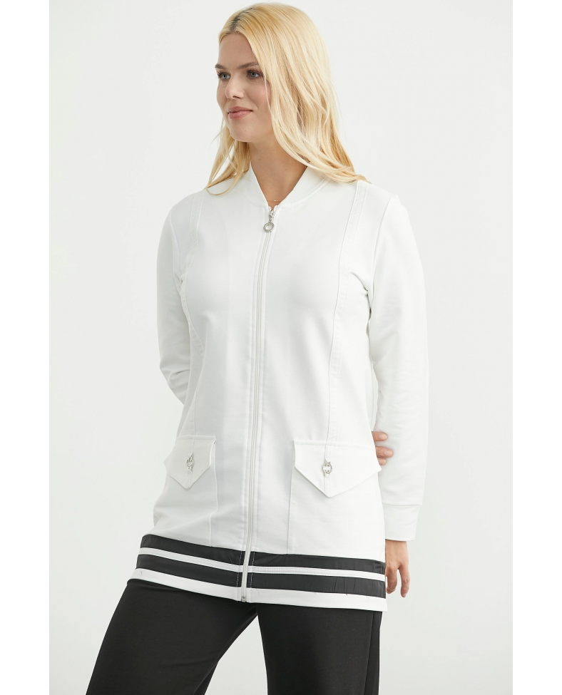 Sementa 76511 Tam Fermuarlı Tunik Eşofman Takım Somersan Giyim | Kadın, Erkek ve Çocuk Moda