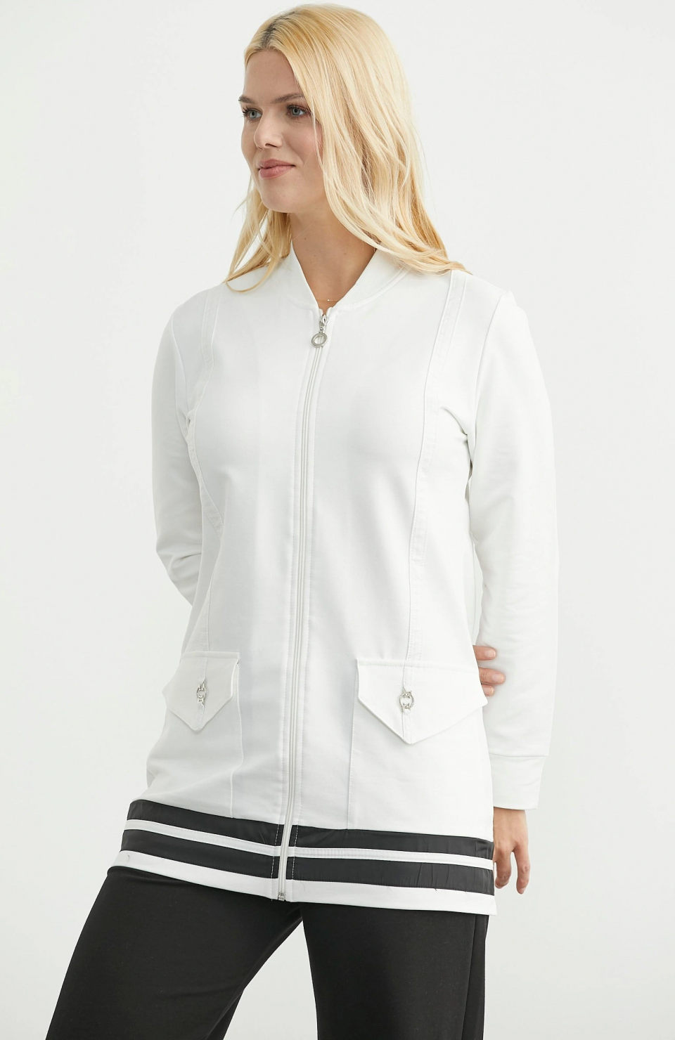 Sementa 76511 Tam Fermuarlı Tunik Eşofman Takım