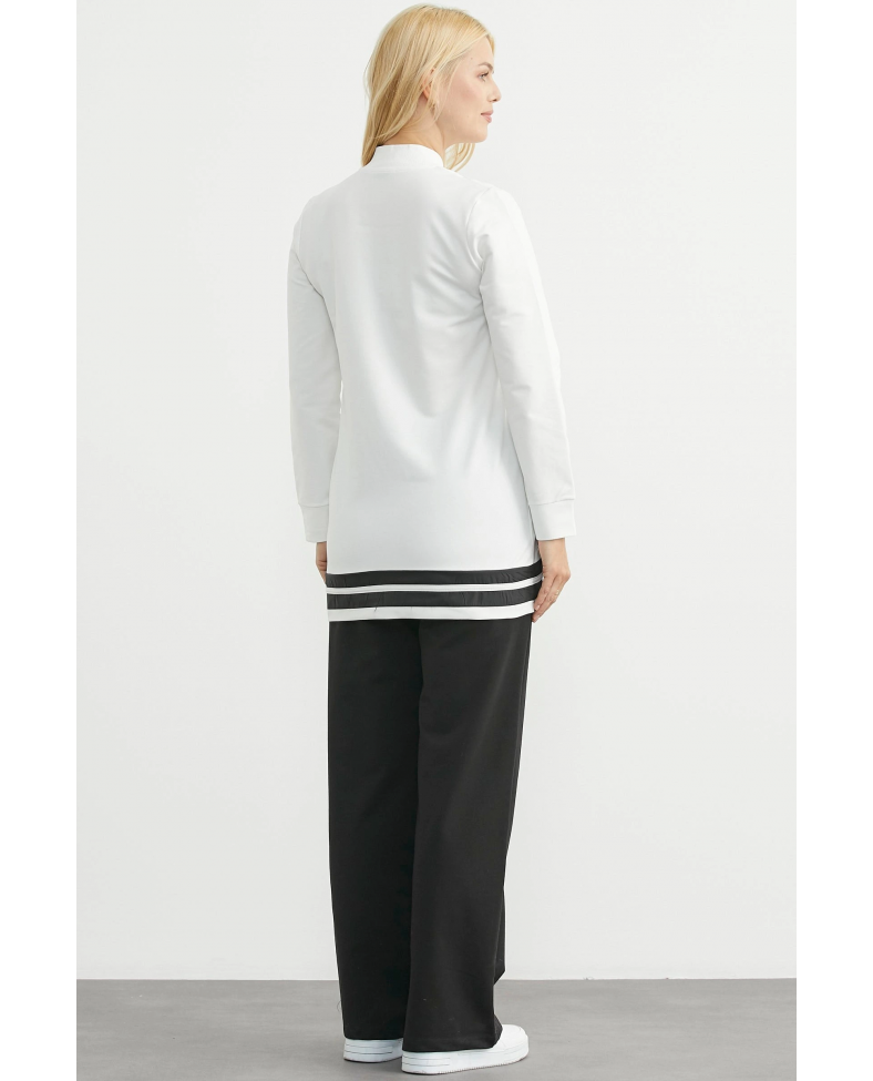 Sementa 76511 Tam Fermuarlı Tunik Eşofman Takım Somersan Giyim | Kadın, Erkek ve Çocuk Moda